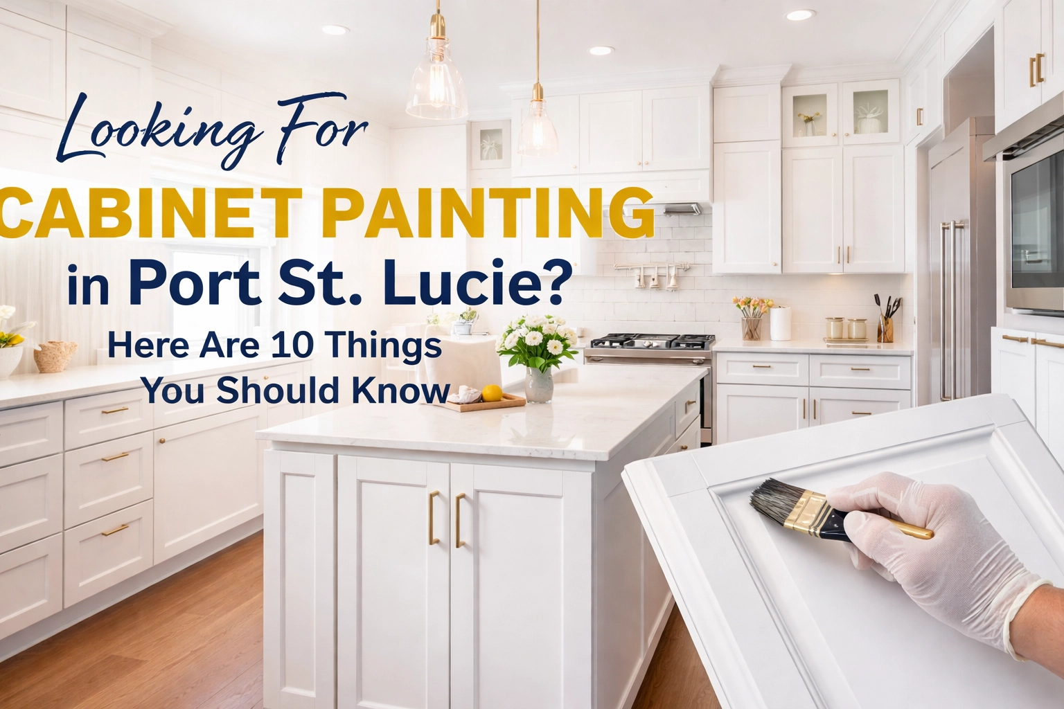Looking For Cabinet Painting in Port St. Lucie? Here Are 10 Things You Should Know