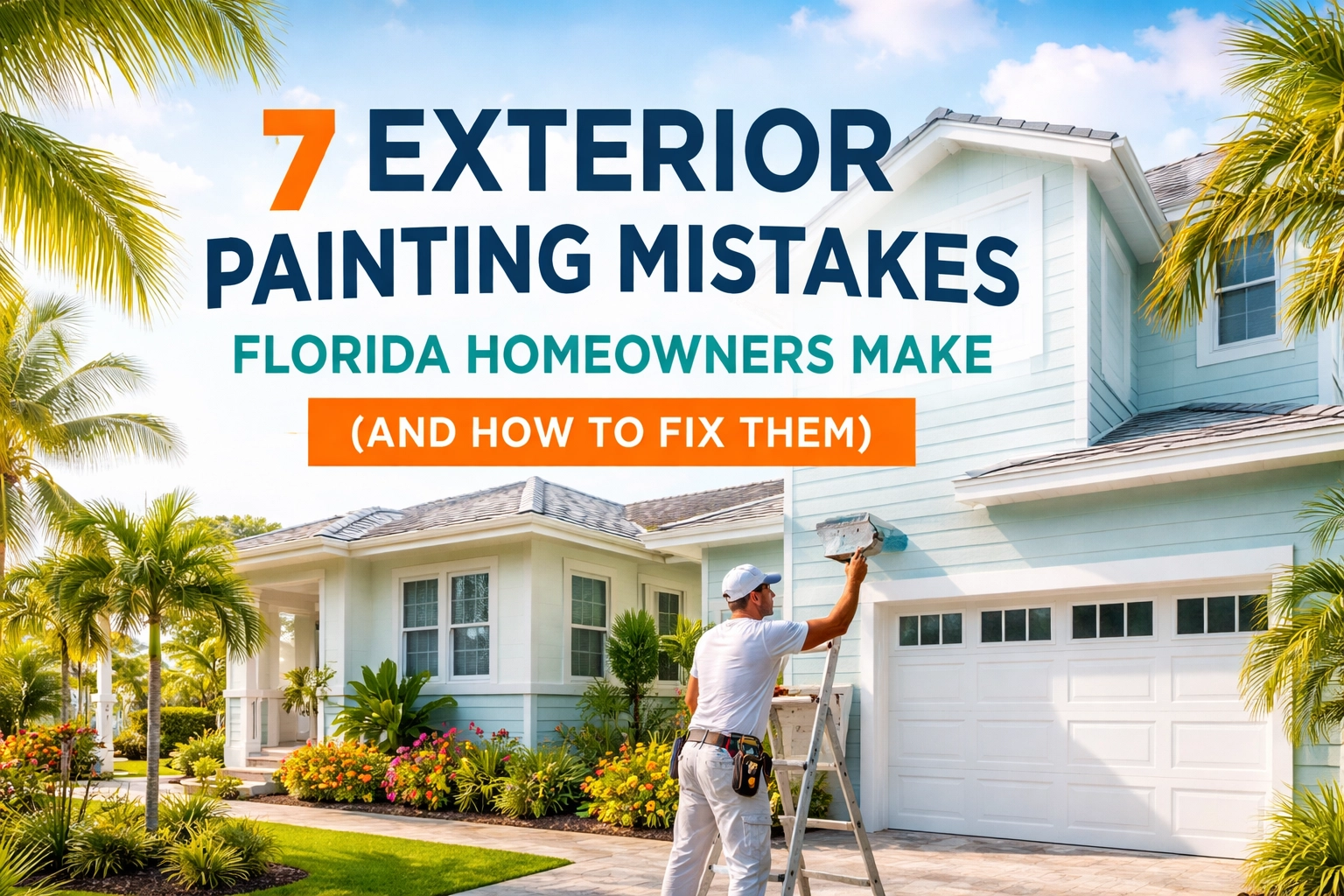 7 Exterior Painting Mistakes Florida Homeowners Make (and How to Fix Them)