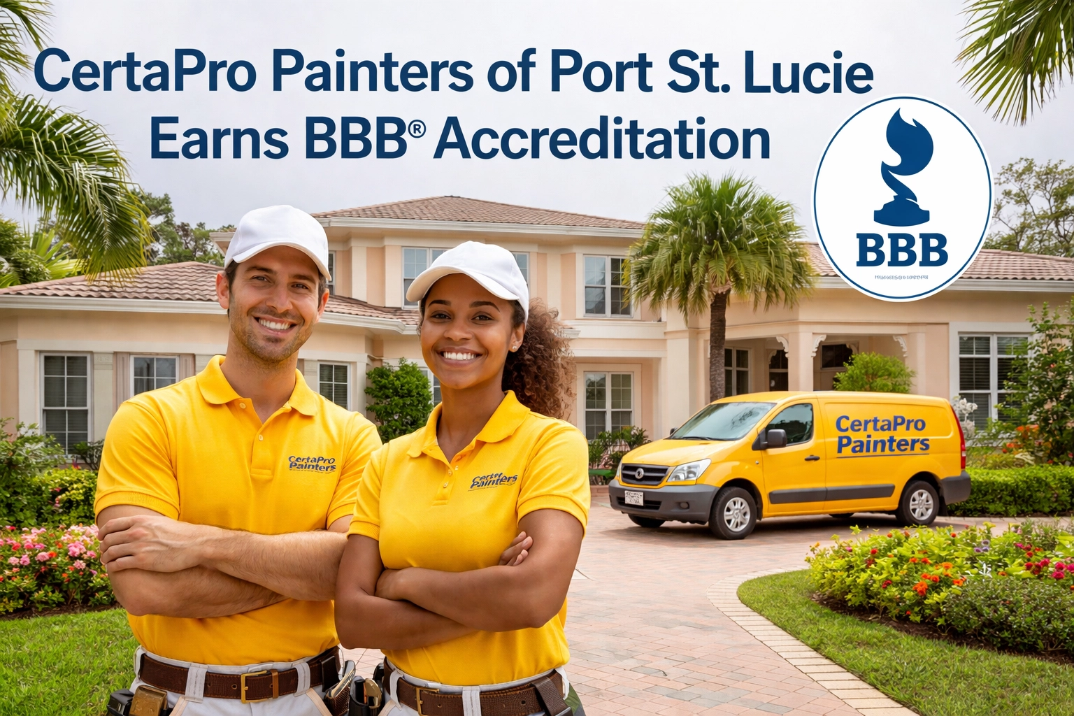 CertaPro Painters of Port St. Lucie Earns BBB® Accreditation