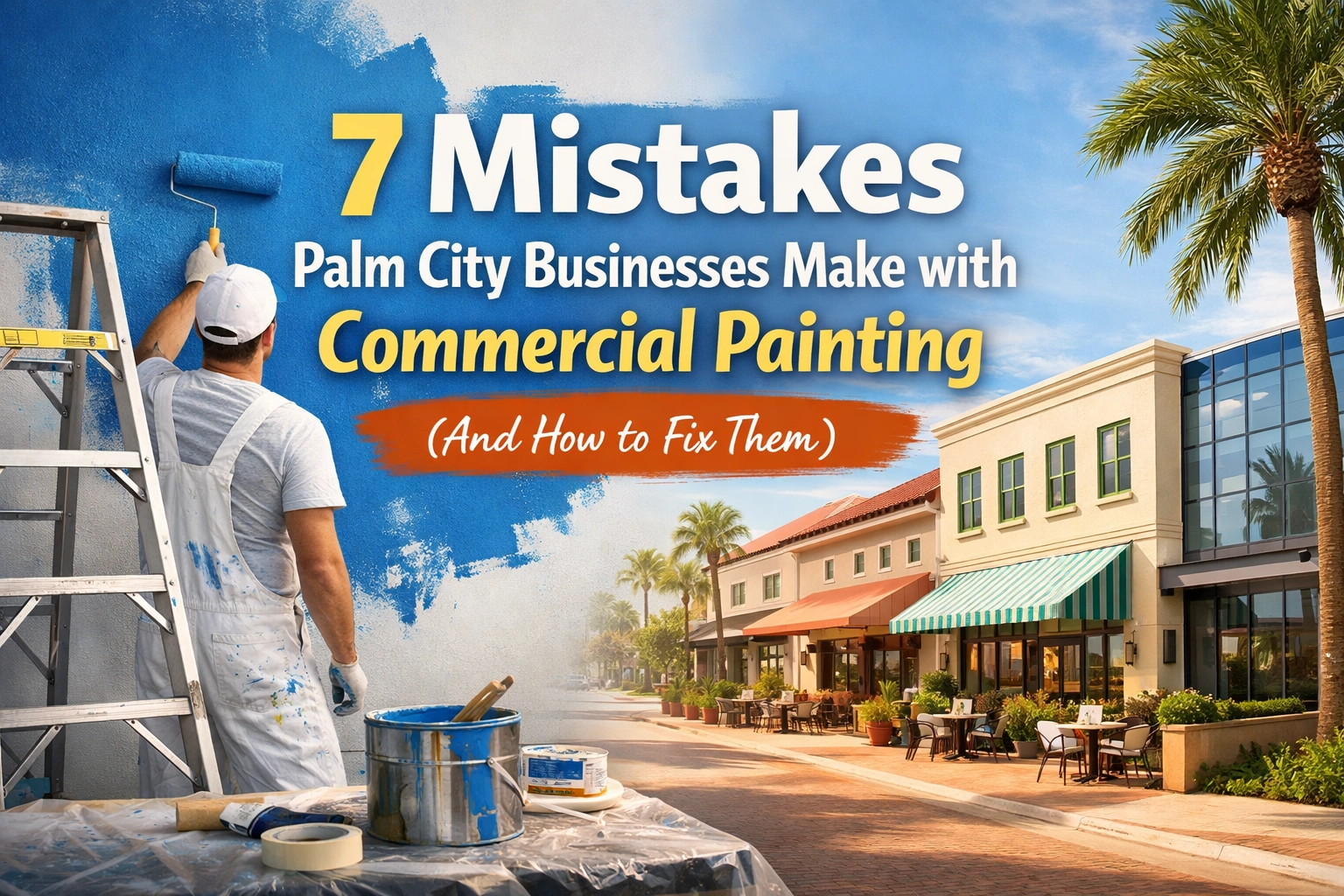 7 Mistakes Palm City Businesses Make with Commercial Painting (And How to Fix Them)